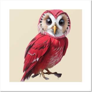 Kawaii Owl Bird Posters and Art